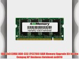 1GB [2x512MB] DDR-333 (PC2700) RAM Memory Upgrade Kit for the Compaq HP Business Notebook nx9010