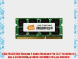 8GB 2X4GB RAM Memory 4 Apple MacBook Pro 13.3 Intel Core 2 Duo 2.26 MC207LL/A (DDR3-1066MHz