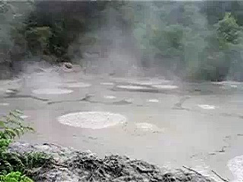 Hot Mud Pools, Taupo New Zealand.