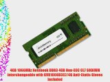 4GB 1066MHz Notebook DDR3 4GB Non-ECC CL7 SODIMM interchangeable with KVR1066D3S7/4G Anti-Static