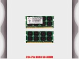 G.SKILL 8GB (2 x 4GB) 204-Pin DDR3 SO-DIMM DDR3 1333 (PC3 10600) Laptop Memory Model F3-10600CL9D-8GBSQ