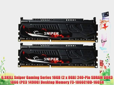 G.SKILL Sniper Gaming Series 16GB (2 x 8GB) 240-Pin SDRAM DDR3 1866 (PC3 14900) Desktop Memory