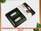 OCZ OCZ2MV6674GK PC2-5400 667MHz DDR2 Value SoDIMM Kit (2GB x 2)
