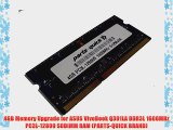 4GB Memory Upgrade for ASUS VivoBook Q301LA DDR3L 1600MHz PC3L-12800 SODIMM RAM (PARTS-QUICK