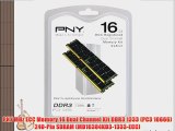 PNY MHz ECC Memory 16 Dual Channel Kit DDR3 1333 (PC3 10666) 240-Pin SDRAM (MD16384KD3-1333-ECC)