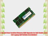 2 GB Dell New Certified Memory RAM Upgrade for Dell Studio 1735/ 1737 Laptop SNPTX760C/2G A1669627