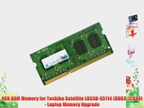 4GB RAM Memory for Toshiba Satellite L855D-S5114 (DDR3-12800) - Laptop Memory Upgrade