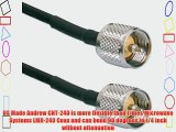 UHF Male PL-259 coax Antenna cable for Ham and CB Radios | USA Made Andrew Commscope Coaxial