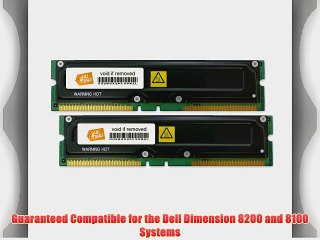 1GB [2x512MB] PC800 Non ECC RDRAM RAMBUS RAM Memory Upgrade for the Dell Dimension 8100 8200