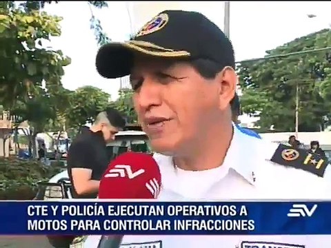 Operativos conjuntos contra motos
