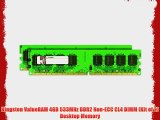 Kingston ValueRAM 4GB 533MHz DDR2 Non-ECC CL4 DIMM (Kit of 2) Desktop Memory