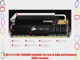 Corsair Dominator Platinum 8GB (2x4GB)  DDR3 1866 MHZ (PC3 15000) Desktop Memory (CMD8GX3M2A1866C9)