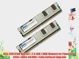 DELL CERTIFIED 8GB KIT ( 2 X 4GB ) RAM Memory for Poweredge 2950 ( DDR2-667MHz ) Fully Buffered