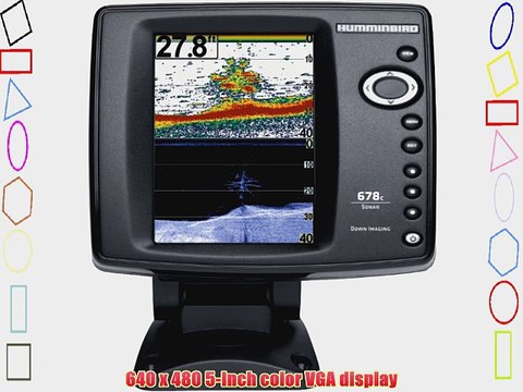Humminbird 409430-1 678c HD DI Fishfinder with Down Imaging (Black)