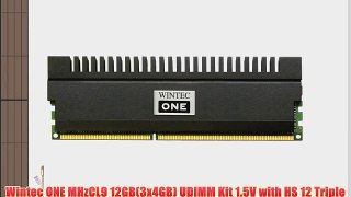 Wintec ONE MHzCL9 12GB(3x4GB) UDIMM Kit 1.5V with HS 12 Triple Channel Kit DDR3 1333 (PC3 10600)