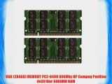 8GB (2X4GB) MEMORY PC2-6400 800Mhz HP Compaq Pavilion dv3510nr SODIMM RAM