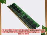 2GB Kit [2x1GB] Memory RAM Upgrade for the Compaq Presario SR2010NX SR2011WM and SR2013WM Desktop