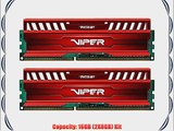 Patriot 16GB(2x8GB) Viper III DDR3 1600MHz (PC3 12800) CL10 Desktop Memory With Red Heatsink