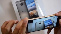 HTC One M9+ (M9 Plus) Gold On Silver Unboxing And Hands On