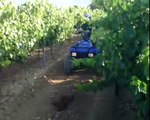 Argongra measuring soil electrical conductivity in vineyards