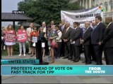 Protests in Washington Hit TPP Trade Proposal