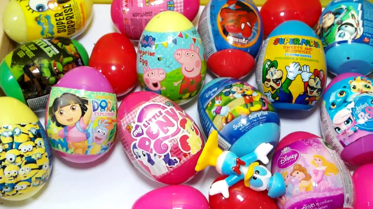Play Doh | Surprise Eggs Unboxing Hello Kitty Mickey Mouse Donald Duck Minnie Mouse Nurser