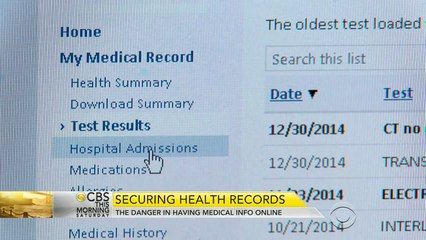 The dangers of online health records