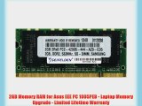 2GB Memory RAM for Asus EEE PC 1005PEB - Laptop Memory Upgrade - Limited Lifetime Warranty