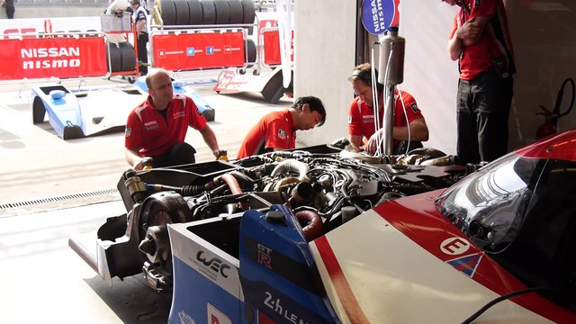 24 Heures du Mans - Inside the Nissan box !