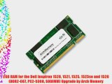 2GB RAM for the Dell Inspiron 1520 1521 1525 1525se and 1526 (DDR2-667 PC2-5300 SODIMM) Upgrade