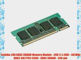 Toshiba 2GB DDR2 SDRAM Memory Module - 2GB (1 x 2GB) - 667MHz DDR2-667/PC2-5300 - DDR2 SDRAM