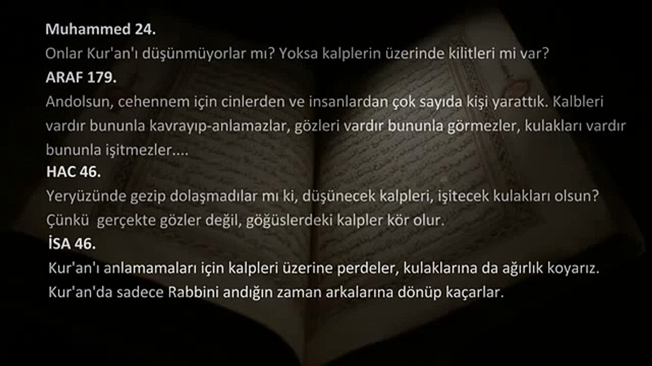 Kurana göre Kalp mi düşünür, yoksa beyin mi ?