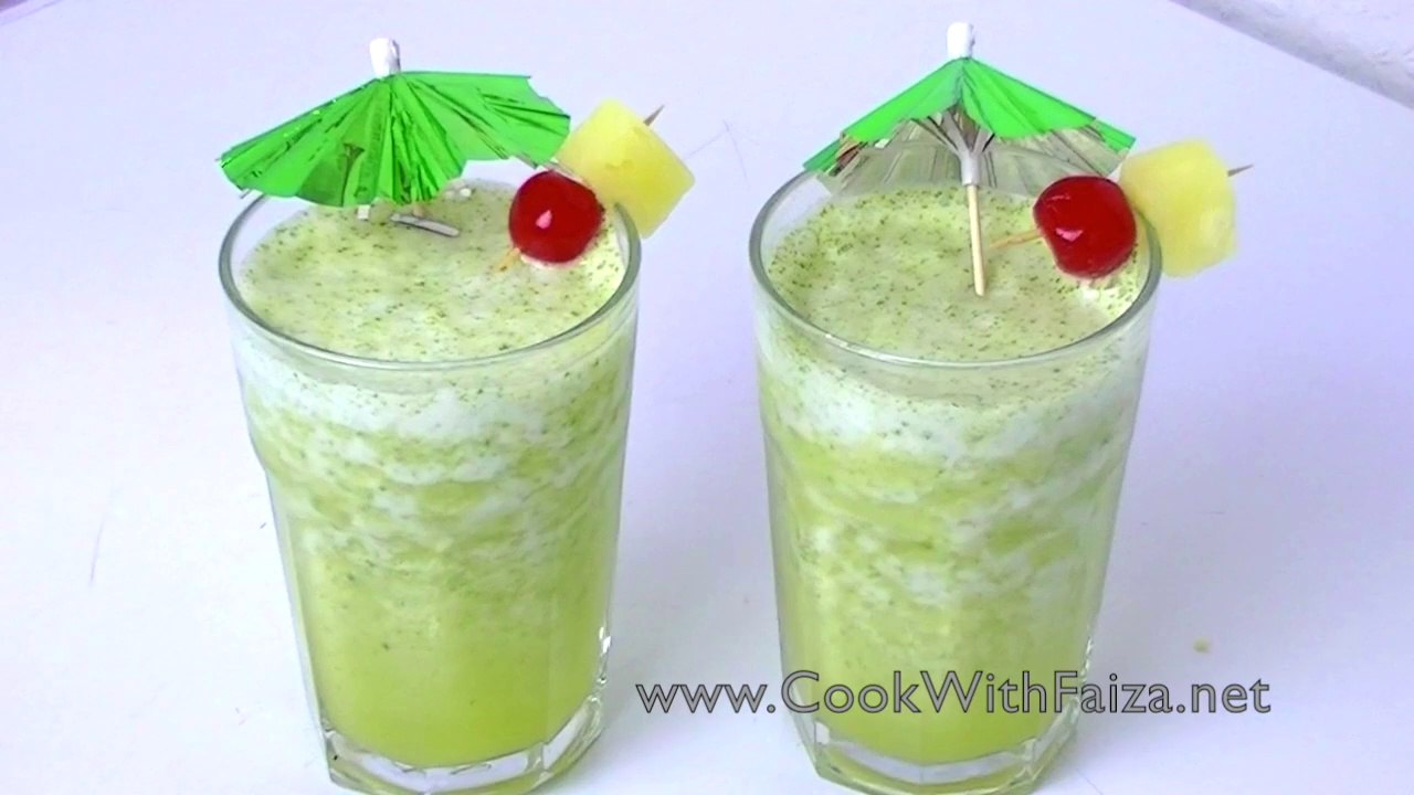 PINEAPPLE DRINK *COOK WITH FAIZA*