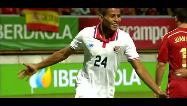 Goal Venegas - Spain 0-1 Costa Rica - 11-06-2015
