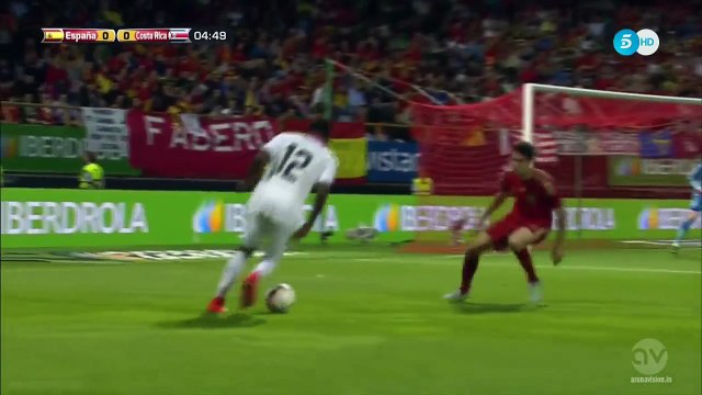 Johan Venegas Goal 0:1 | Spain vs Costa Rica 11.06.2015