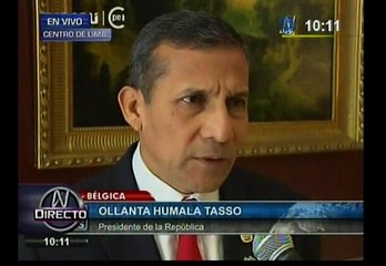 Ollanta Humala: "Perú ha logrado rol protagónico ante Europa"