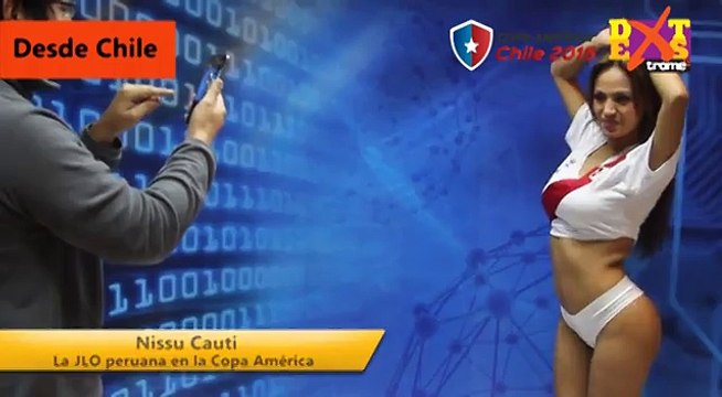 Copa América: Nissu Cauti es la sensación en Chile como 'Novia de la selección peruana'