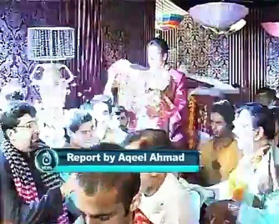 Wahab Riaz dancing on his sister Rasm-e-Hina