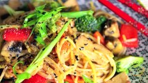 Healthy Vegan Gluten-Free Teriyaki Noodles & Vegetables Stir Fry ♡ Vegan Recipes