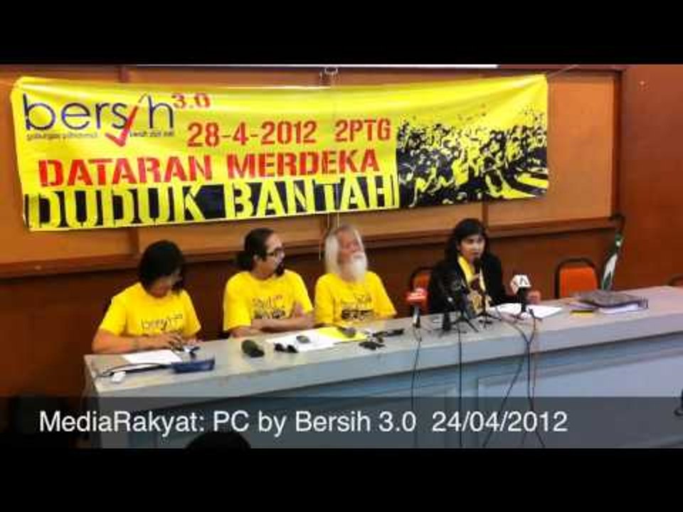 Newsflash: Bersih 3.0 Will Proceed At Dataran Merdeka