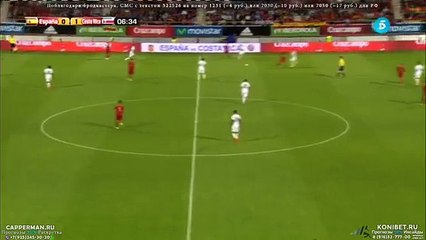 Paco Alcacer Goal - Spain vs Costa Rica 1-1 ( Friendly Match 2015 ) HD