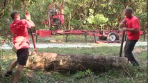 Portable Sawmill to Final Form Wood Milling Lumber by Lance Urban Forestry North Florida