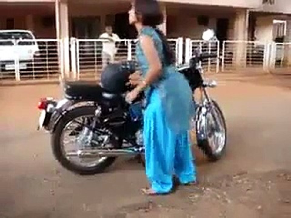How Desi Girls Ride A Bike Let's See