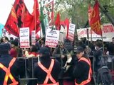 MANIFESTACIONES AFUERA DE TRIBUNALES - JUICIO A MENÉNDEZ