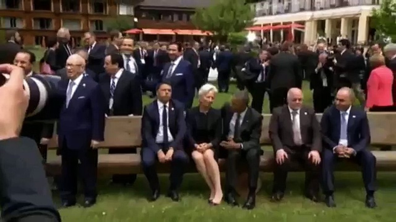 President Obama Ignores & Snubs Iraqi Prime Minister Haider al Abadi at G7 Summit - VIDEO