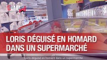 Loris déguisé en homard dans un supermarché - C'Cauet sur NRJ