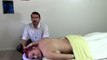 Massage Tutorial  Pain under the shoulder blade, myofascial release 1080p