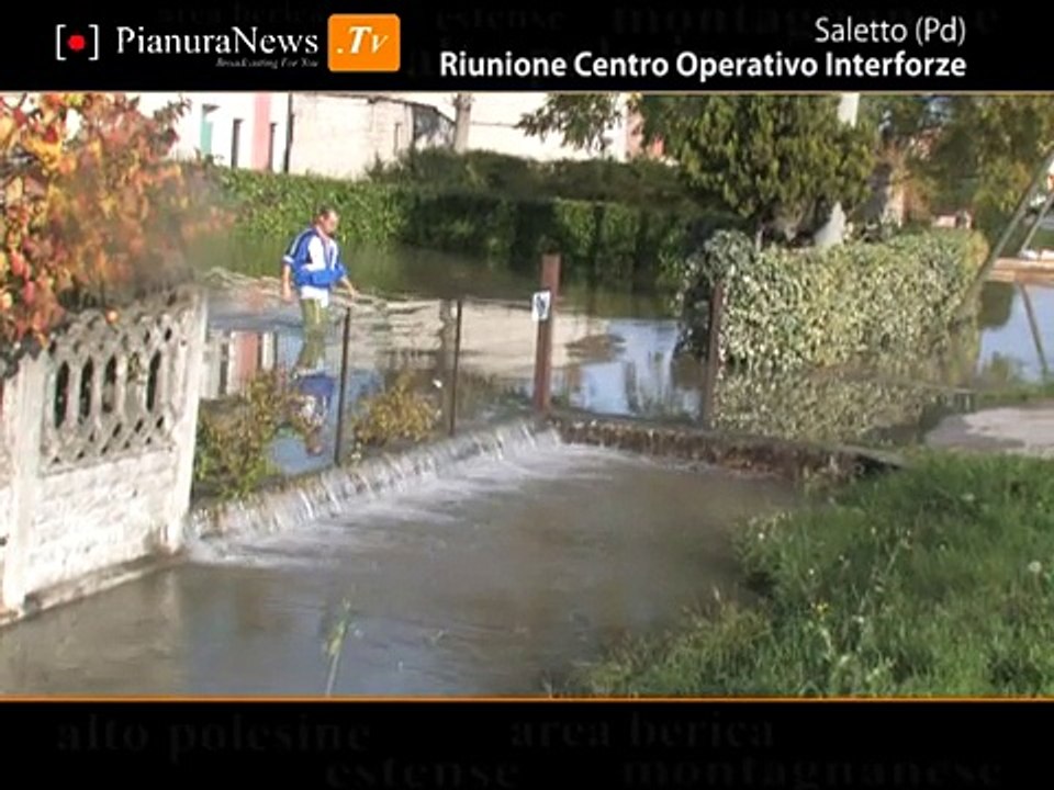 ALLUVIONE VENETO | Il Centro Operativo Interforze di Saletto (PD) | Padova, Veneto | PianuraNews.TV