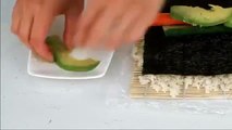 How To Make Sushi California Rolls - How to Make Sushi without Bamboo Mat 2015