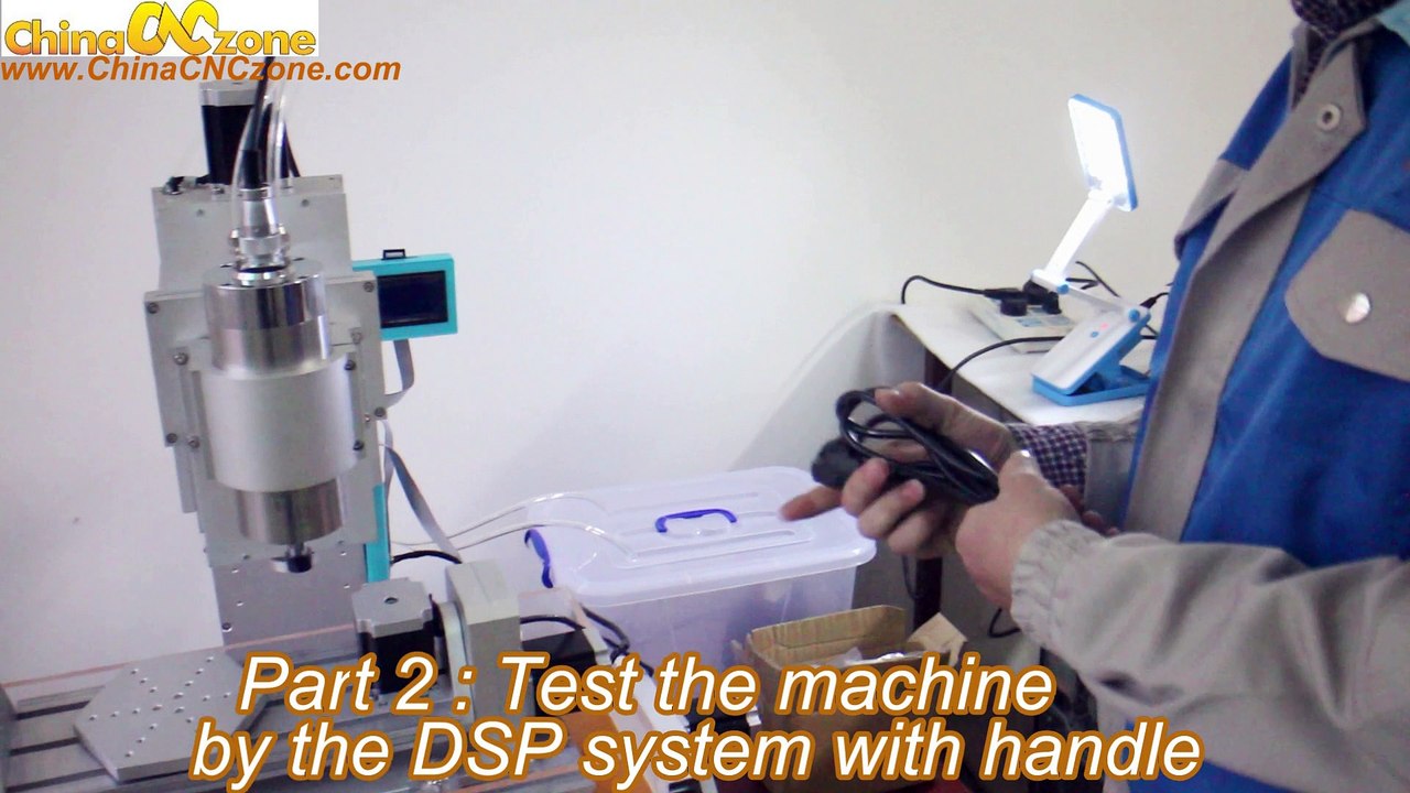 HY-3040 Part 2, China Mini 5 Axis CNC Machine Testing